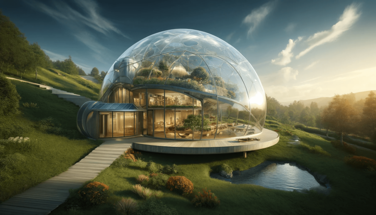 Futuristic Dome House Design and Ideas